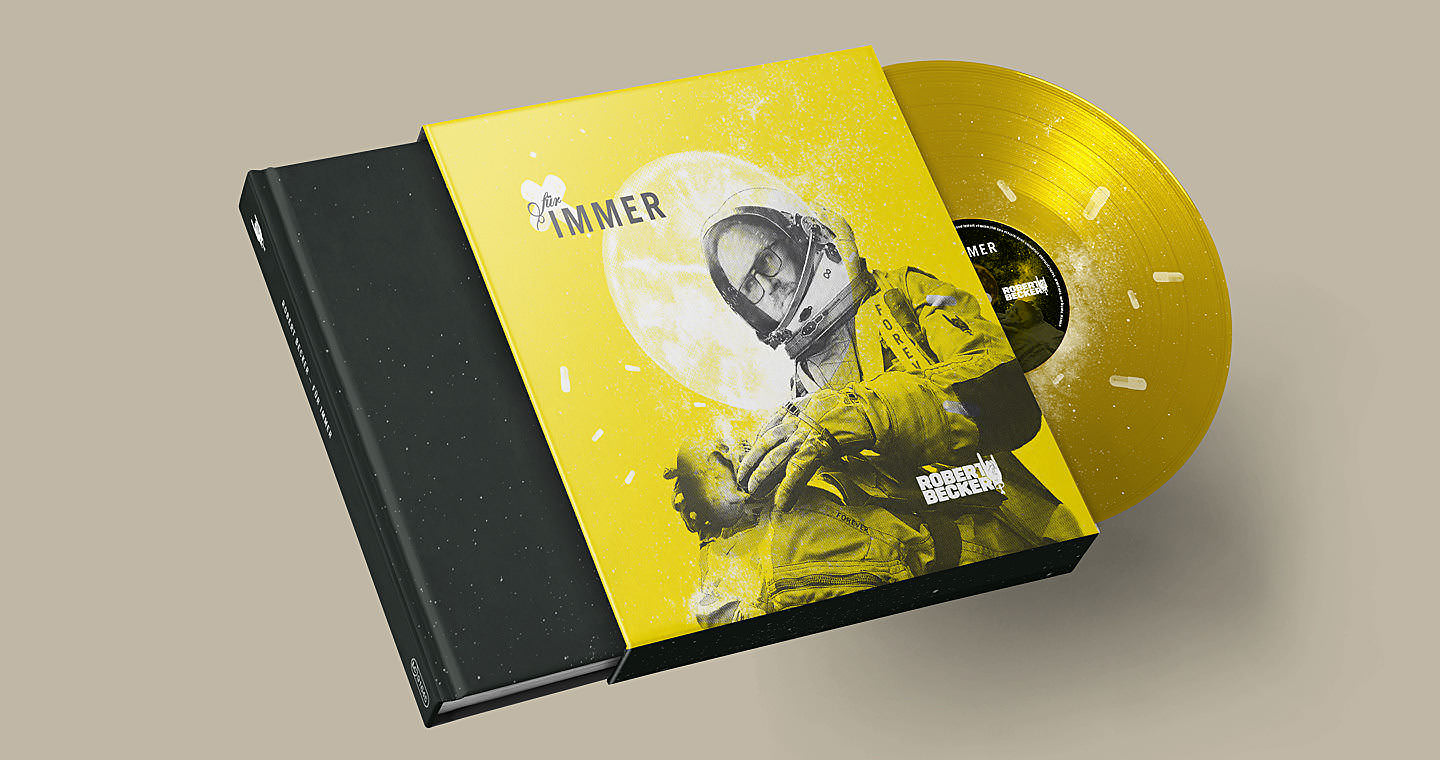Robert Becker „Für immer“ LP Special Edition – Corporate Design, Branding and Merchandising